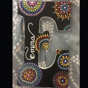 Hand painted letter PLUS option